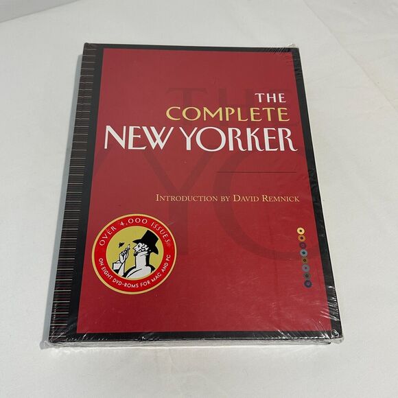David Remnick Other - The Complete New Yorker with 8 DVD-Roms, Brand New and Sealed